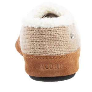 Acorn Women's Nordic Moccasins Heel View | ScoutTech Outfitters