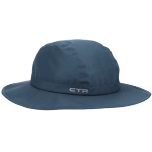 CTR Unisex Stratus Typhoon Sombrero Waterproof Breathable Rain Hats in Blue with Reflective Logo | ScoutTech Outfitters