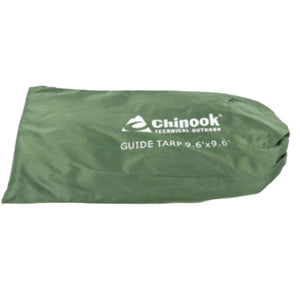 Chinook Lightweight Rip-Stop All-Purpose Tarps in Green Colour in Carry Bag Close UP | ScoutTech Outfitters