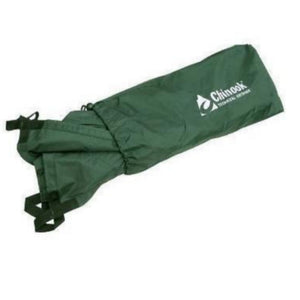 Chinook Lightweight Rip-Stop All-Purpose Tarps in Green Colour Half in Stuff Sack Close UP | ScoutTech Outfitters Mississauga Store