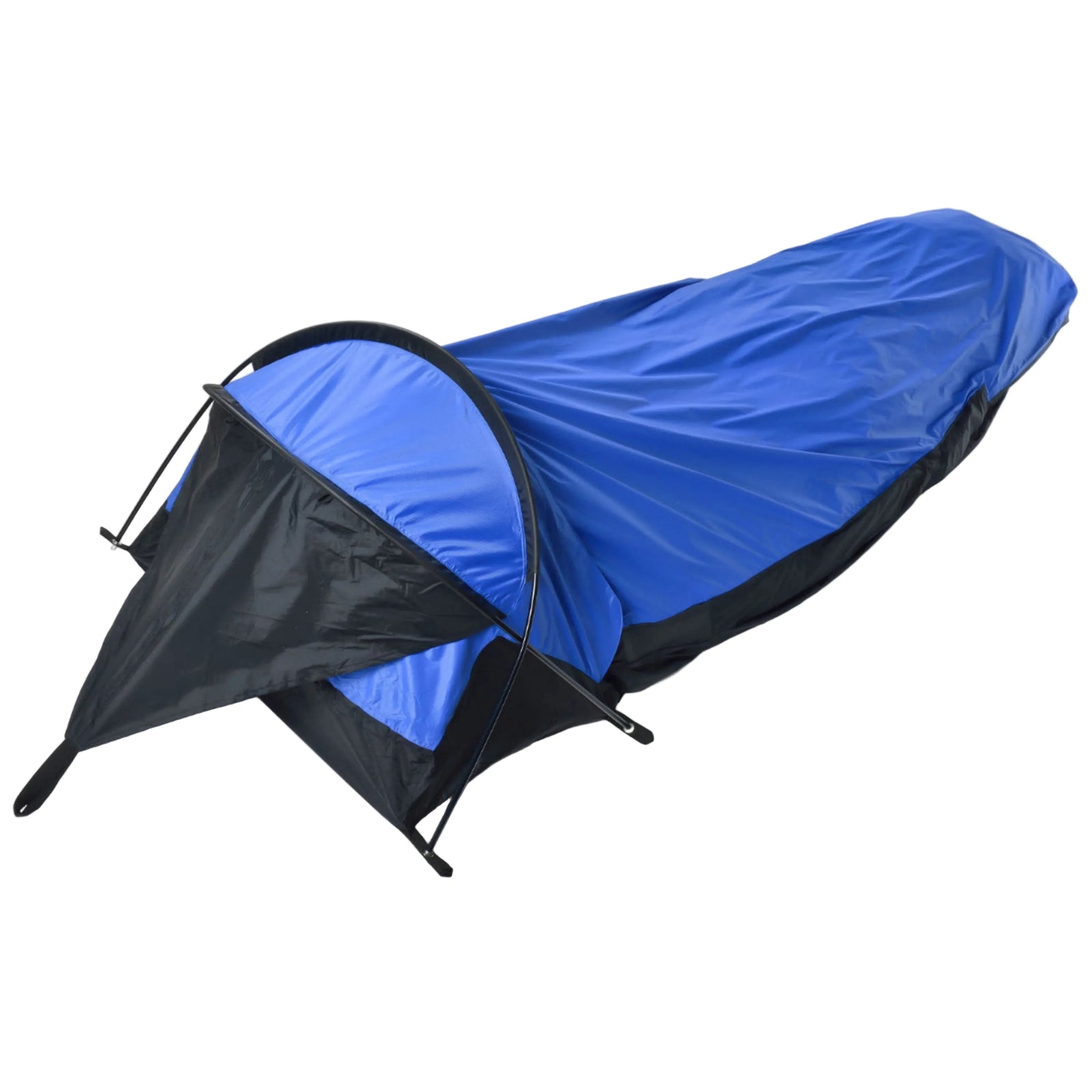 Chinook Summit Waterproof Breathable Bivy Bags in Blue and Black Upper & Additional Venting View | ScoutTech Outfitters 
