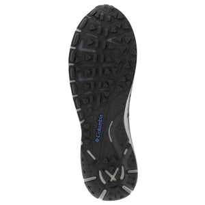 Columbia Men's Master Fly Outdry Waterproof Breathable Lightweight Hiking Shoes View of Soles | ScoutTech Outfitters 