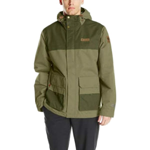 Columbia Mens South Canyon Waterproof Breathable Rain Jackets in Green | ScoutTech Outfitters