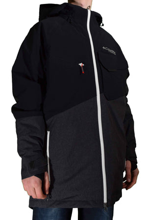Columbia Titanium Men's First Tracks 860 TurboDown Ski Jackets Black Size: Medium