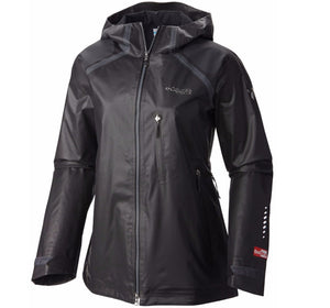 Columbia Titanium Womens Outdry Ex Diamond Tech Rain Jackets in Black | ScoutTech Outfitters Mississauga Store