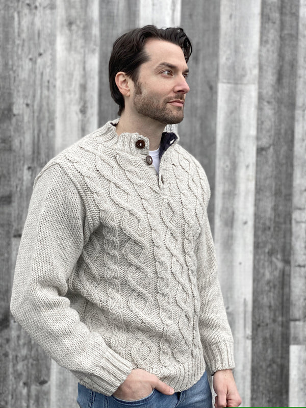 Lost Horizons Men's Connery Wool Sweaters Medium - Handmade in Nepal! - ScoutTech Outfitters