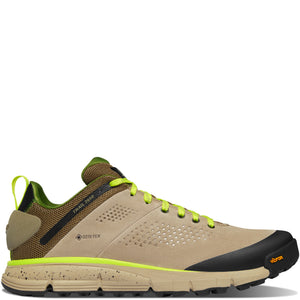 Danner Men's Trail 2650 GTX Waterproof Hiking Shoes in Sand and Green Side View | ScoutTech Outfitters Mississauga Store