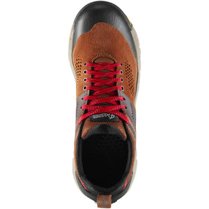 Danner Women's Trail 2650 Leather Hiking Shoes in Brown and Red Upper View | ScoutTech Outfitters Mississauga Store