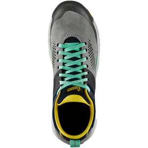 Danner Women's Trail 2650 Leather Hiking Shoes in Gray, Blue & Spectra Upper View | ScoutTech Outfitters Mississauga Store