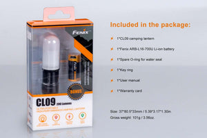 Fenix CL09 LED Camping Lantern Ultra Compact 200 Lumens
