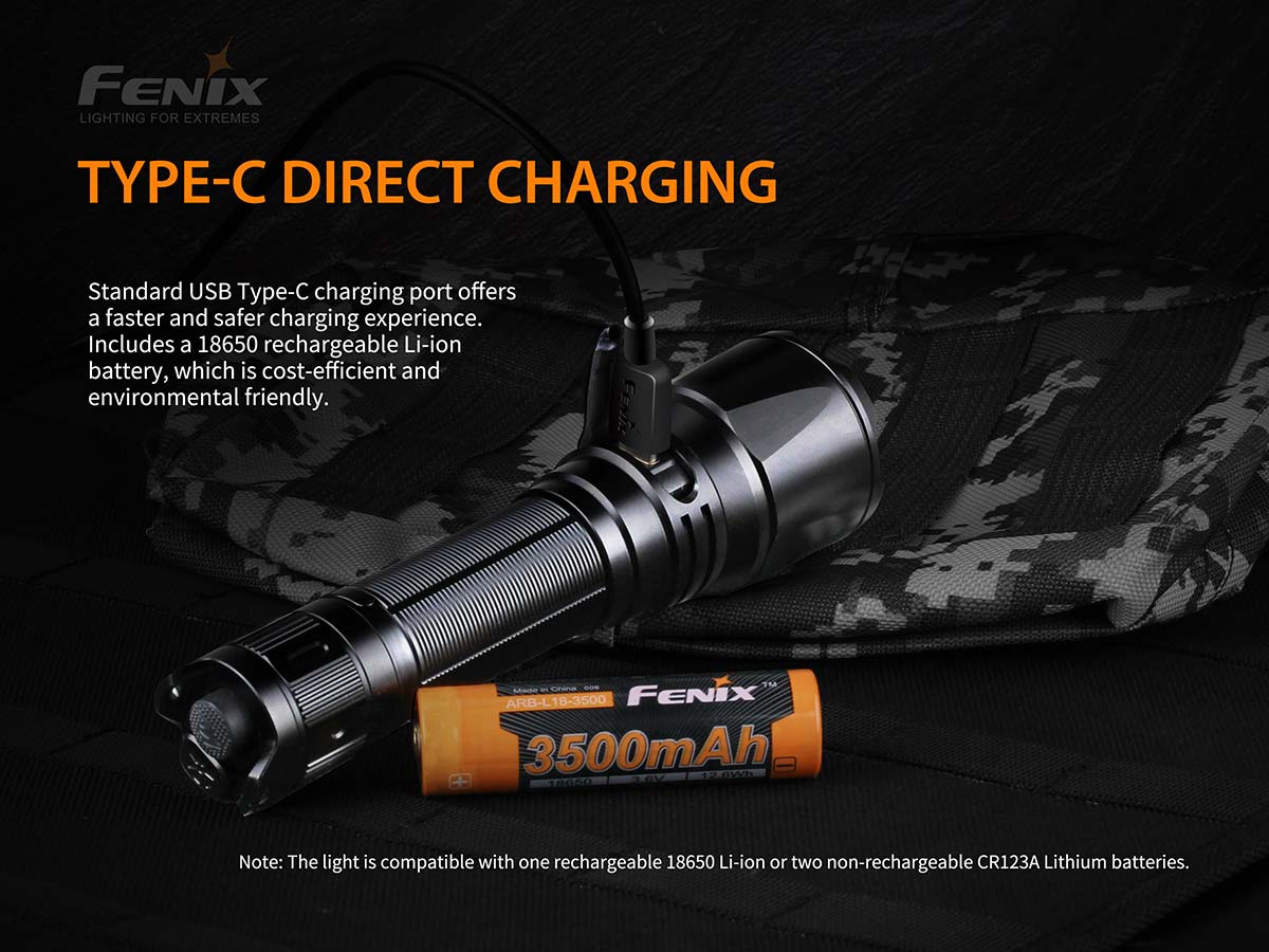 Fenix TK26R USB Rechargeable Tactical Flashlight 1500 Lumens - ScoutTech
