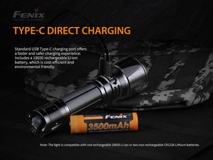 Fenix TK26R USB Rechargeable Tactical Flashlight 1500 Lumens