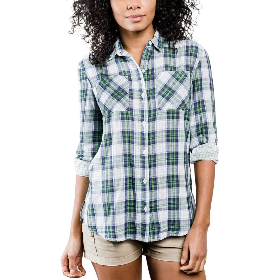 United By Blue Womens Stargrass Relaxed Plaid Shirts - ScoutTech