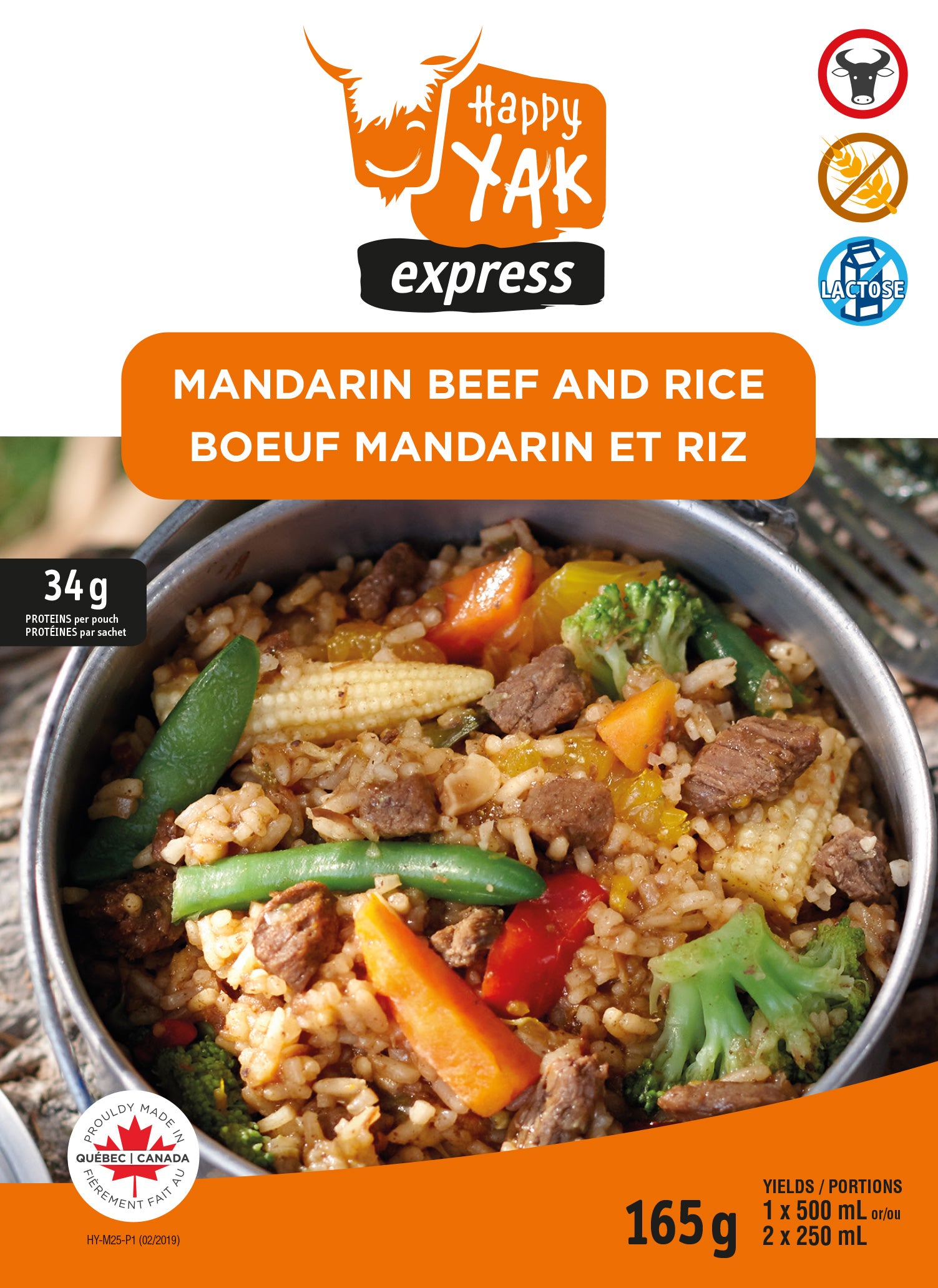 Happy Yak Mandarin Beef and Rice - ScoutTech