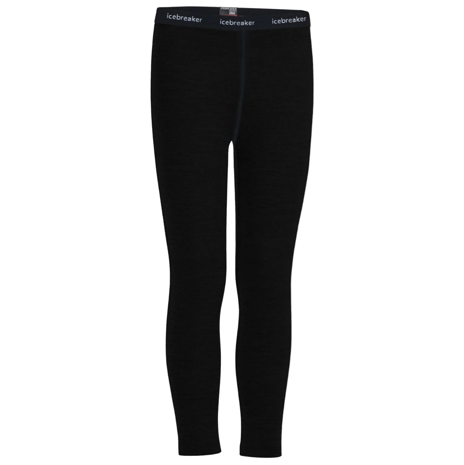 Icebreaker Merino Kids 260 Tech Thermal Leggings in Black for Kids and Teens | ScoutTech Outfitters Mississauga Store