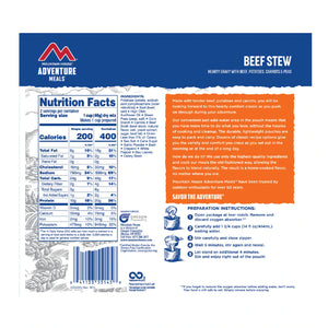 Mountain House Beef Stew Gluten Free
