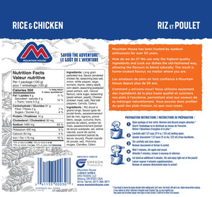 Mountain House Rice and Chicken Gluten Free