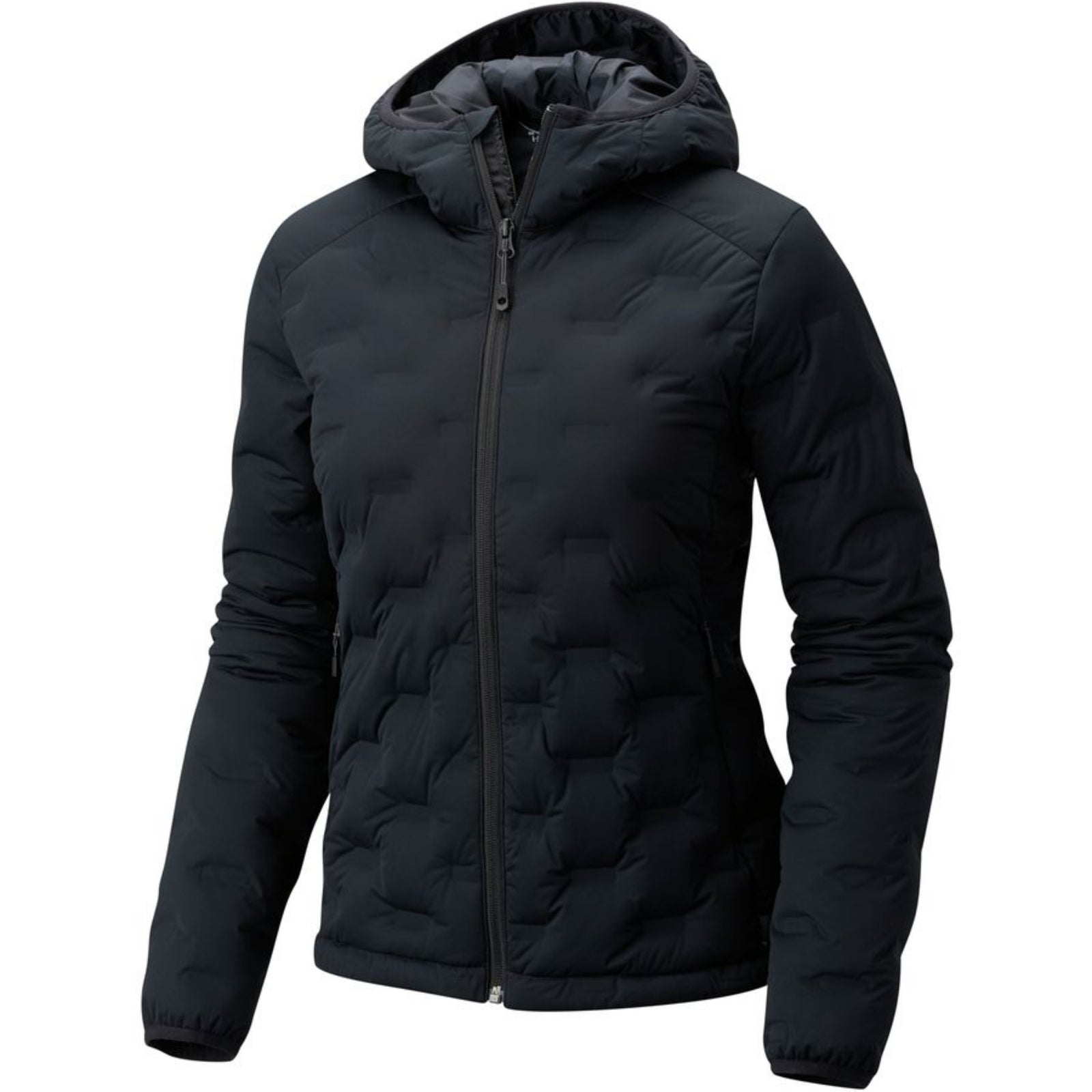 Mountain Hardwear Women's StretchDown DS Insulated Jackets in Black Front | ScoutTech Outfitters Mississauga Store