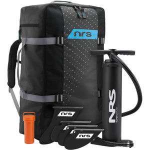 NRS Thrive Inflatable SUP Boards Wheeled Duffle Bag and Accessories View | ScoutTech Outfitters