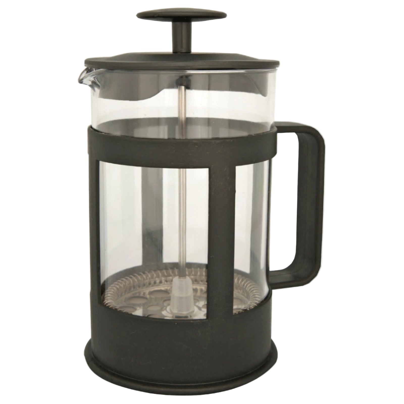 North49 Lightweight French Press Tritan Polycarbonate with stainless steel stem and plate in Black and Clear | ScoutTech Outfitters