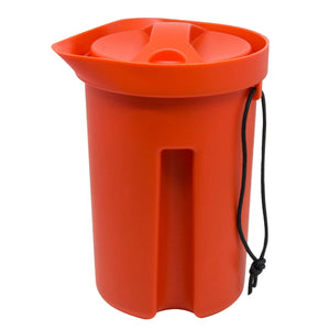 North 49 Boat Bailer with Lid in Safety Orange | ScoutTech Outfitters