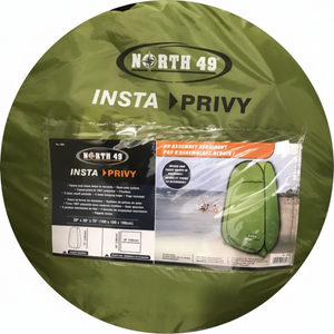 North 49 Pop Up Insta-Privy and Beach Change Room in green storage case | ScoutTech Outfitters