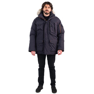 Outdoor Survival Canada OSC Men's Kanti -40 Down Parka in Cold Lake Blue | ScoutTech Outfitters