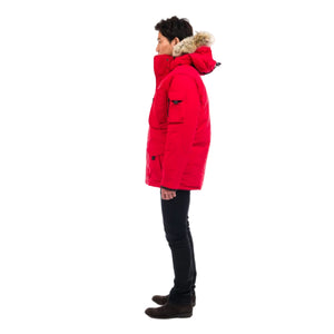 Outdoor Survival Canada OSC Men's Kanti -40 Down Parka in Red Alert | ScoutTech Outfitters