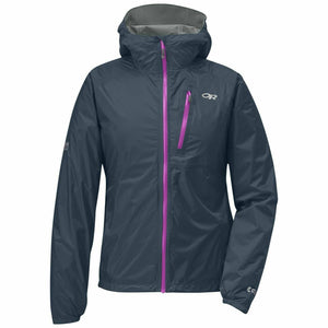 Outdoor Research Women's Helium II Rain Jackets in Midnight Blue | ScoutTech Outfitters