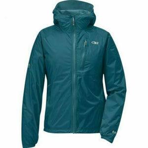 Outdoor Research Women's Helium II Rain Jackets in Emerald - ScoutTech Outfitters