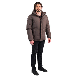 Outdoor Survival Canada OSC Men's Iqniq -40C/F Down Parka in Steel Grey Right Side | ScoutTech Outfitters 