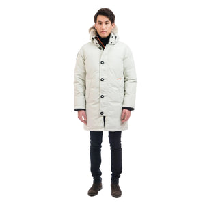Outdoor Survival Canada OSC Men's Nevluk -40°C/F Down Parka in Opal Front Facing Model | ScoutTech Outfitters