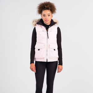 Outdoor Survival Canada OSC Miki Women's -40° Down Vest in Himalayan Pink | ScoutTech Mississauga Store