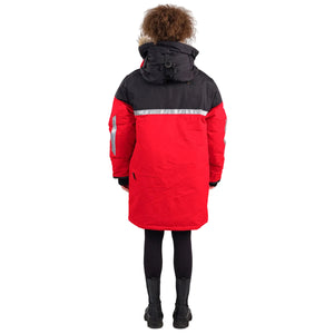 Outdoor Survival Canada OSC Unisex Mission -60°C Expedition Down Parka Red Back View | ScoutTech Outfitters Mississauga