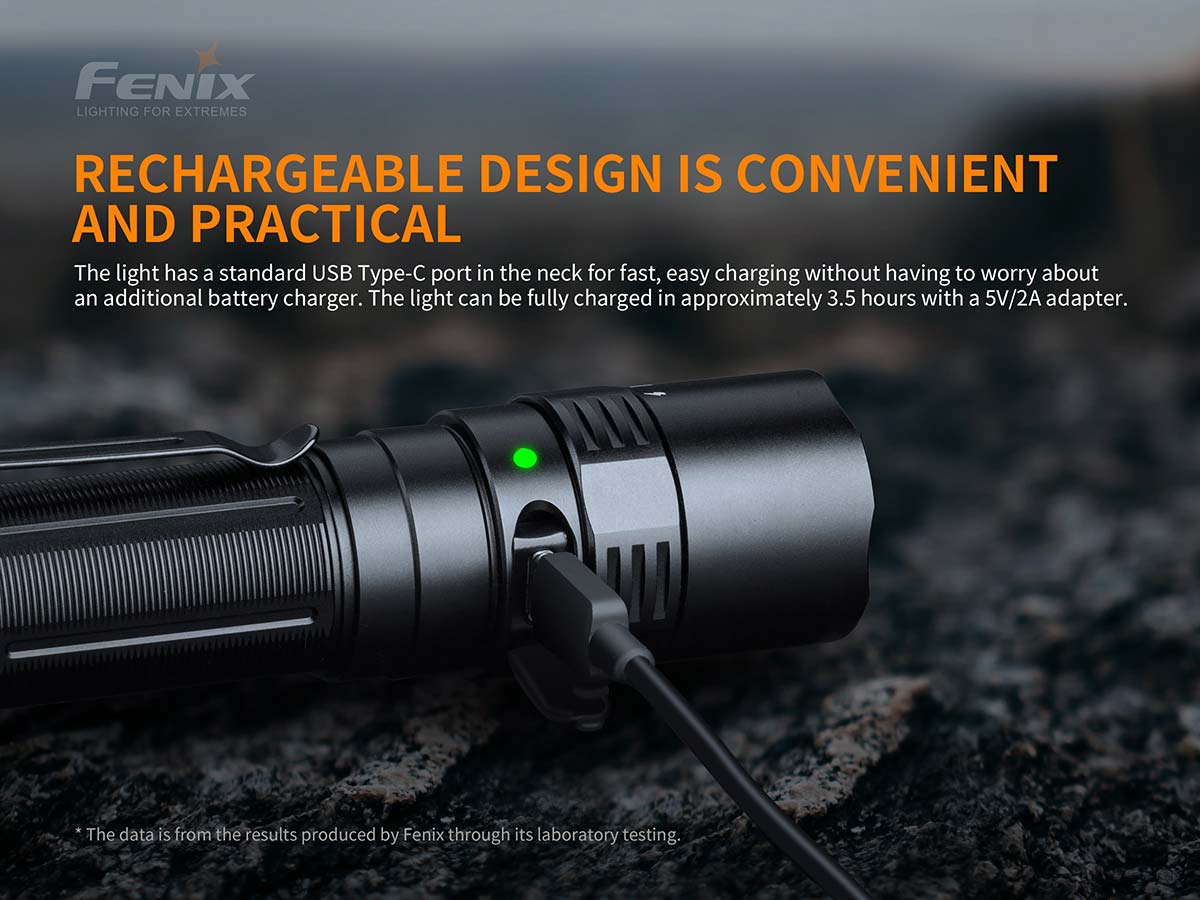 Fenix PD40R V2.0 Rechargeable Flashlight 3000 Lumens - ScoutTech