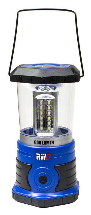 Rockwater Designs 600 Lumens Camp Lantern in Blue and Black with Carry / Hanging Handle Up | ScoutTech Outfitters Mississauga Store