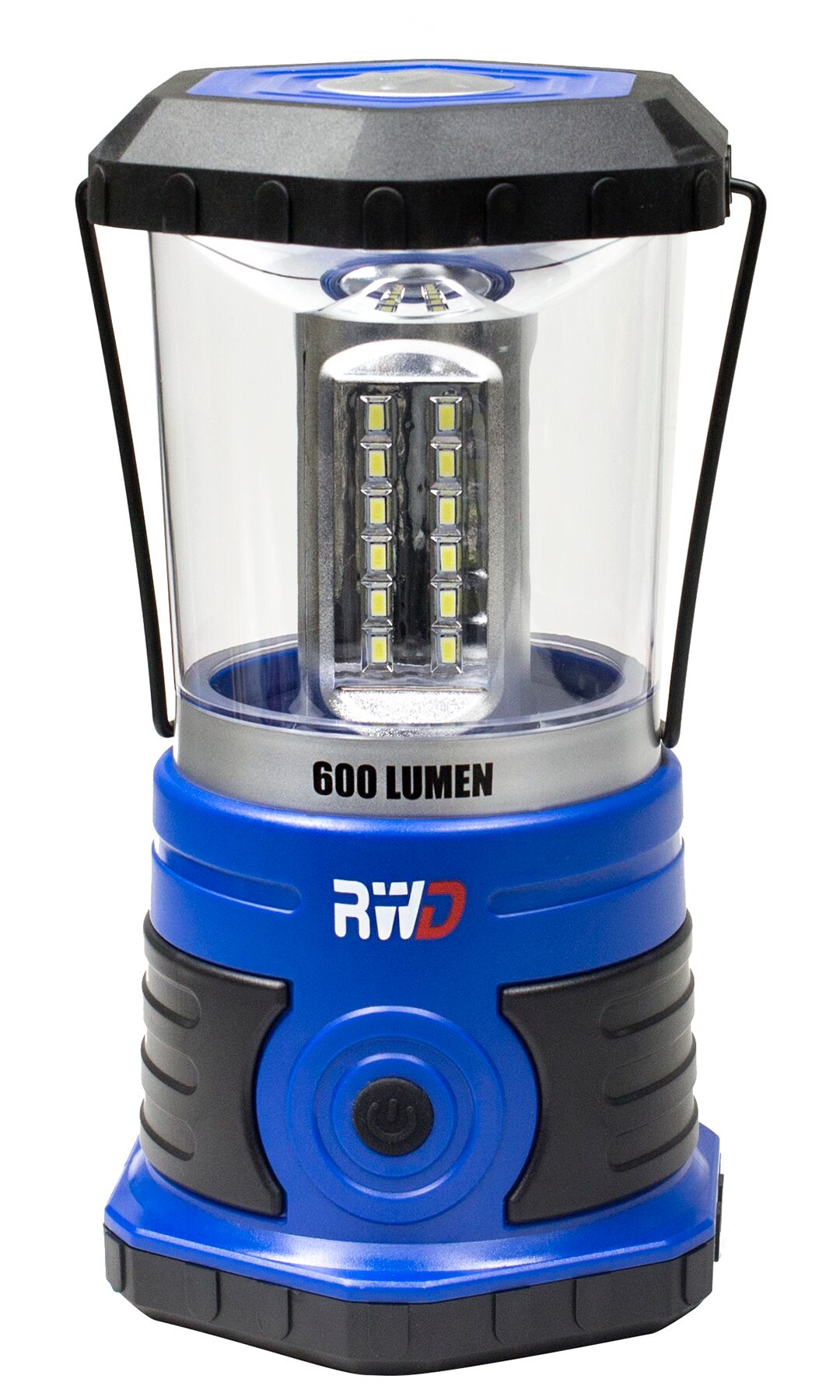 Rockwater Designs 600 Lumens Camp Lantern in Blue and Black with Carry / Hanging Handle and On / Off Switch | ScoutTech Outfitters Mississauga Store