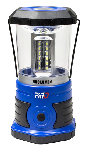 Rockwater Designs 600 Lumens Camp Lantern in Blue and Black with Carry / Hanging Handle and On / Off Switch | ScoutTech Outfitters Mississauga Store