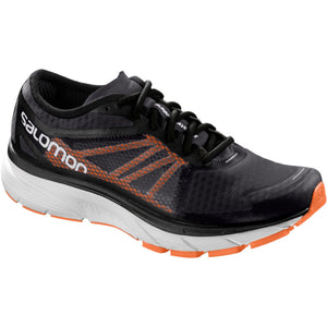 Salomon Men's Sonic RA Running Shoes in Phantom Black and Shocking Orange | ScoutTech Mississauga Store