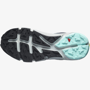 Salomon Women's Predict Hike GTX Waterproof Shoes Sole Traction View in Black, Mint and White | ScoutTech Mississauga Store