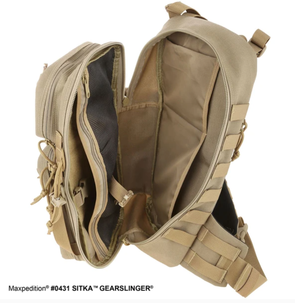 Maxpedition Sitka Gearslinger 15 L Unisex Sling Pack - ScoutTech