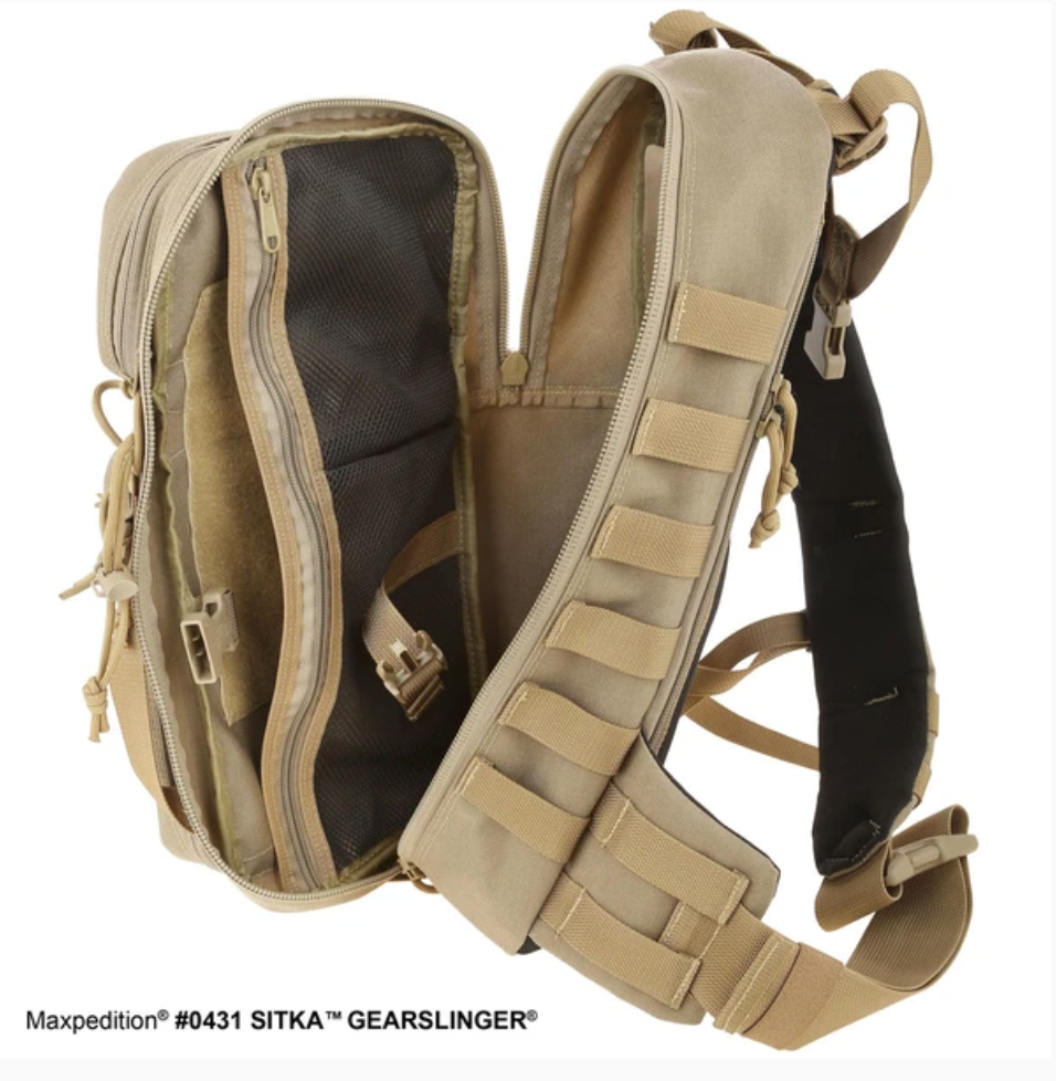 Maxpedition Sitka Gearslinger 15 L Unisex Sling Pack - ScoutTech