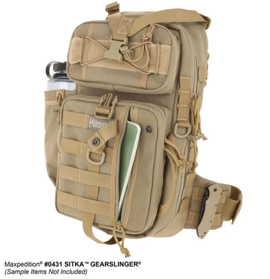 Maxpedition Sitka Gearslinger 15 L Unisex Sling Pack - ScoutTech