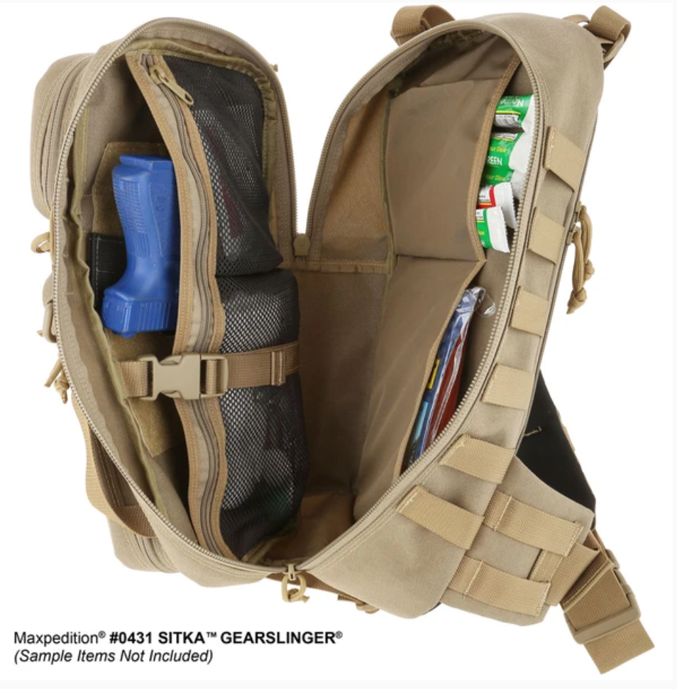 Maxpedition Sitka Gearslinger 15 L Unisex Sling Pack - ScoutTech