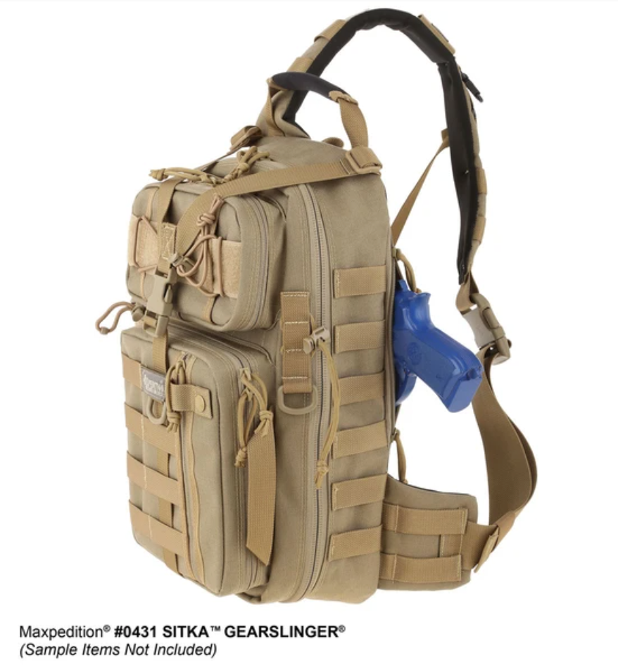 Maxpedition Sitka Gearslinger 15 L Unisex Sling Pack - ScoutTech