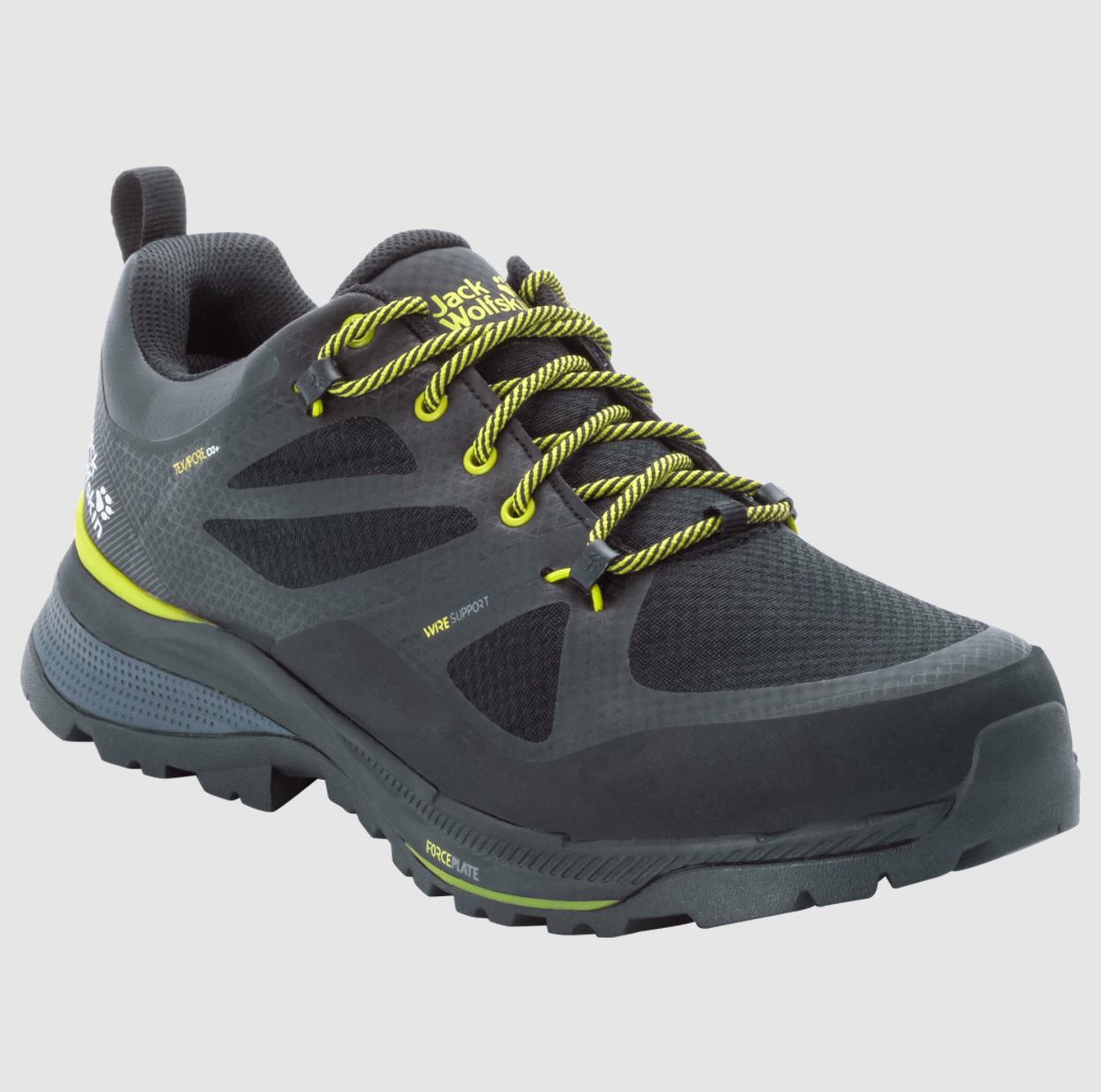 Jack Wolfskin Mens Force Striker Texapore Low Waterproof Hiking Shoes - ScoutTech