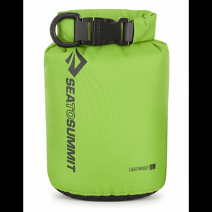 Sea to Summit Lightweight Dry Sacks in Green Stuffed View | ScoutTech Outfitters Mississauga Store