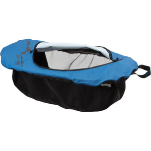 Sea to Summit Gear Trip Kayak Cockpit Storage Bags in Blue Open with Side Mesh View | ScoutTech Outfitters