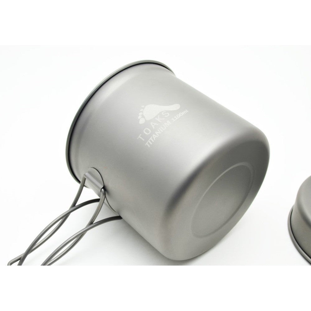 TOAKS TITANIUM 1100ML POT WITH FRY PAN LID - ScoutTech