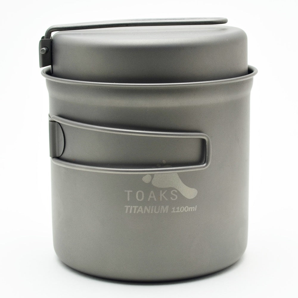 TOAKS TITANIUM 1100ML POT WITH FRY PAN LID - ScoutTech